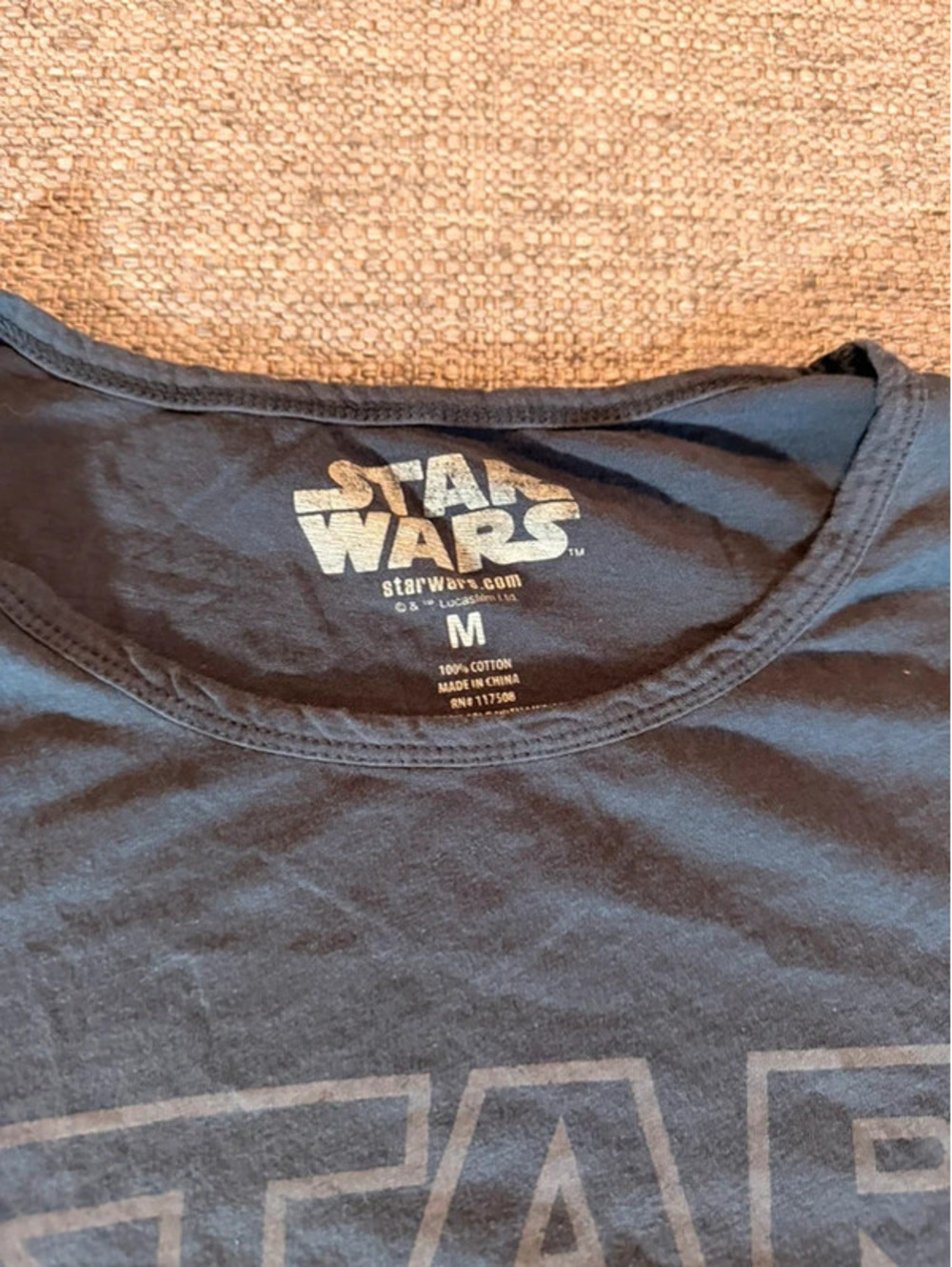 Star Wars Women Medium Sleeveless tank Faded Logo Lucasfilm